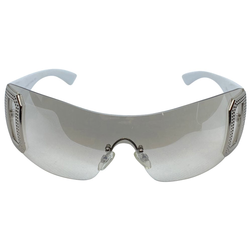GHOSTED Flash Rimless Shield Sunglasses