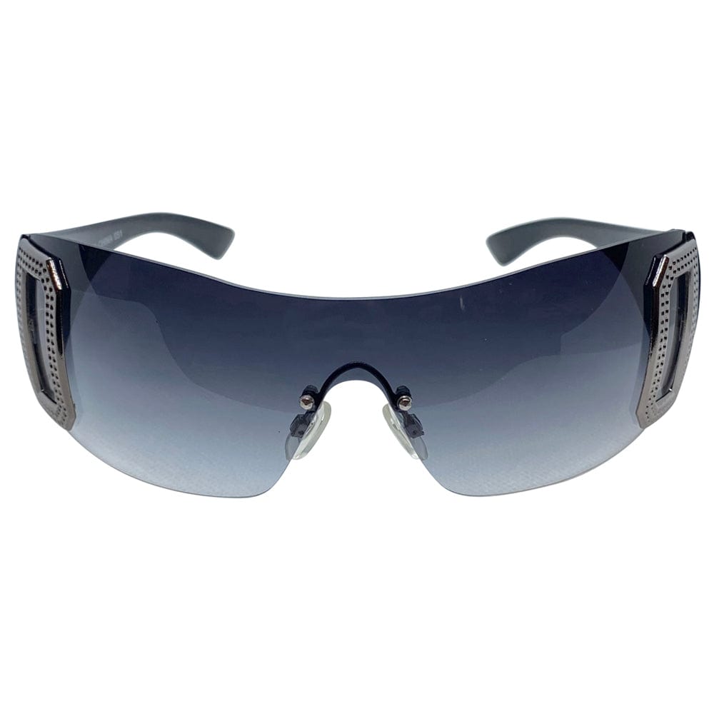 GHOSTED Smoke Rimless Shield SunglassesSmoke-Giant Vintage Eyewear