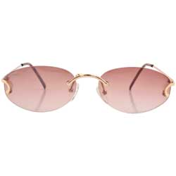 gianni gold brown sunglasses