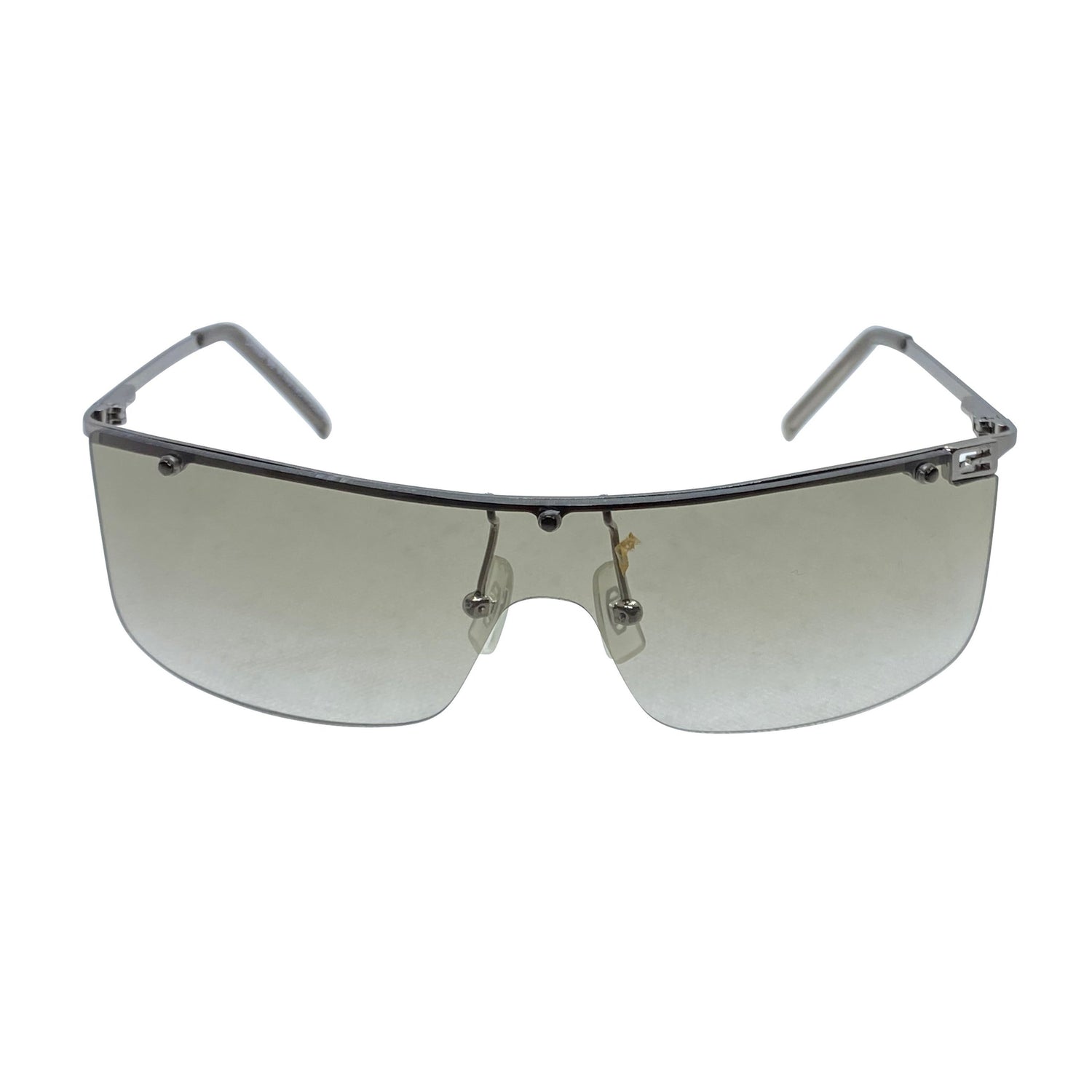 GiGi ALLEN Smoke Y2k Rimless Sunglasses-Giant Vintage Eyewear