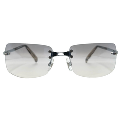 GLITTER Rimless SunglassesFlash-Giant Vintage Eyewear