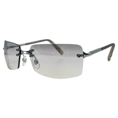 GLITTER Rimless Sunglasses-Giant Vintage Eyewear