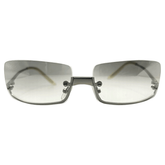 GLOSSY Rimless Square SunglassesFlash-Giant Vintage Eyewear