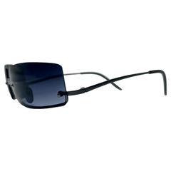 GLOSSY Rimless Square Sunglasses-Giant Vintage Eyewear
