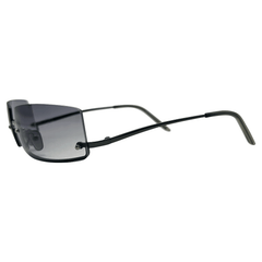 GLOSSY Rimless Square Sunglasses-Giant Vintage Eyewear