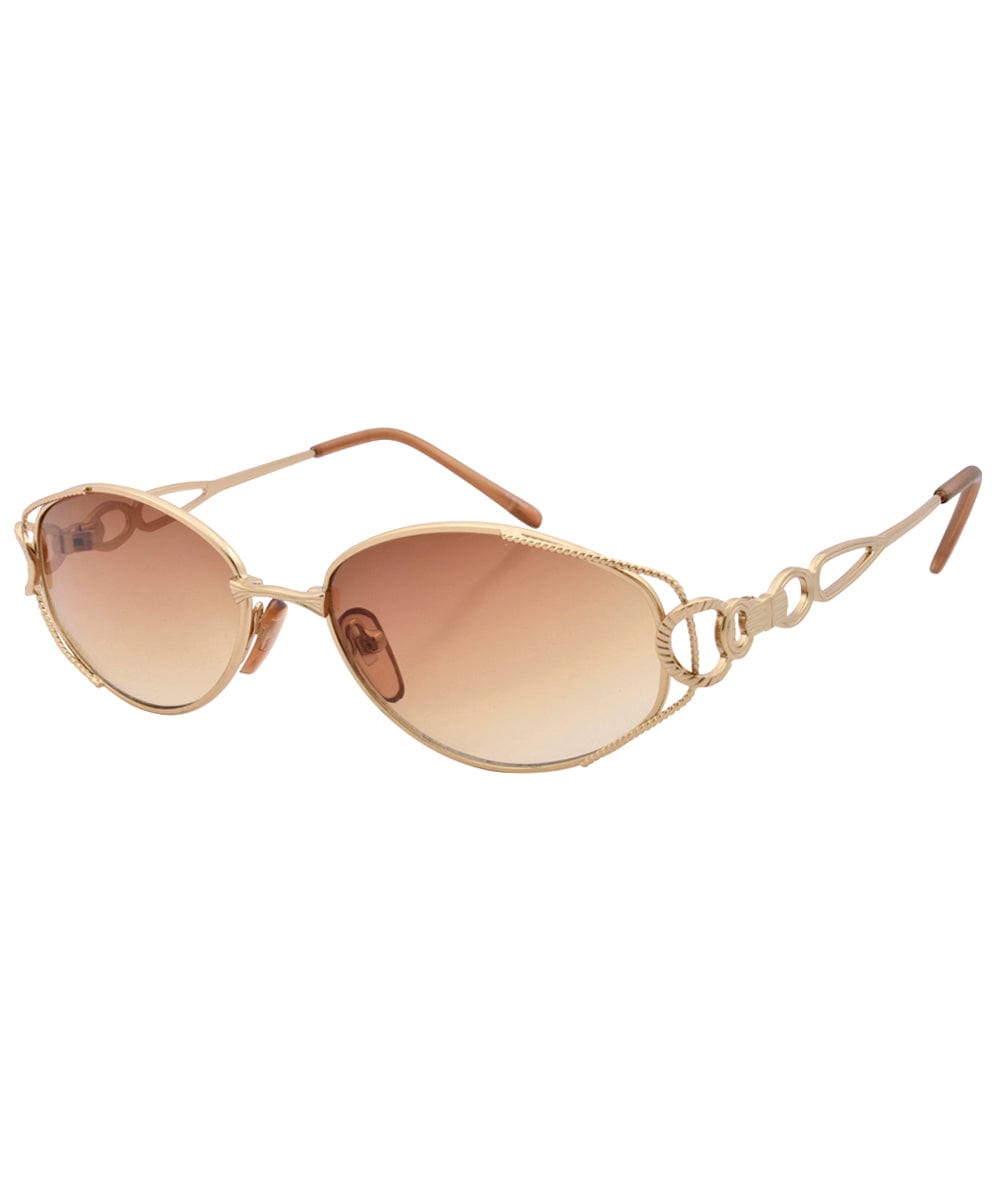gomez gold brown sunglasses