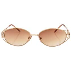 gomez gold brown sunglasses
