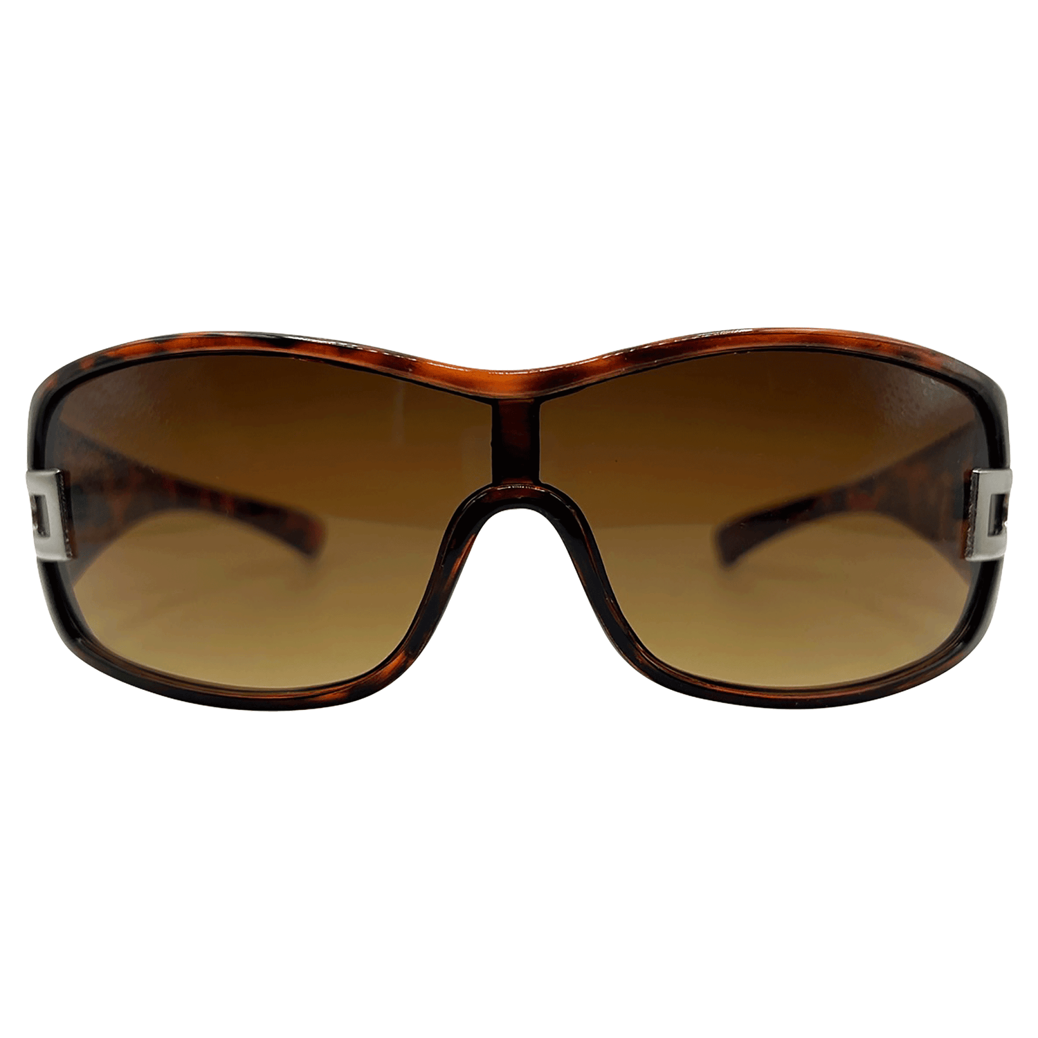 GOODIE Sport Shield SunglassesTortoise/Amber-Giant Vintage Eyewear