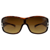 GOODIE Sport Shield SunglassesTortoise/Amber-Giant Vintage Eyewear