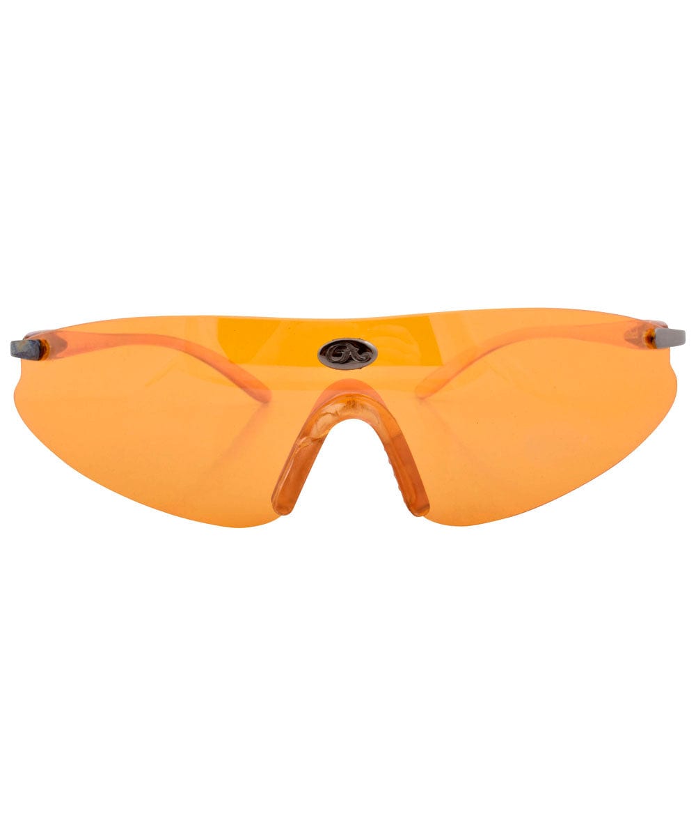 googie orange sunglasses