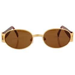 gregg gold brown sunglasses