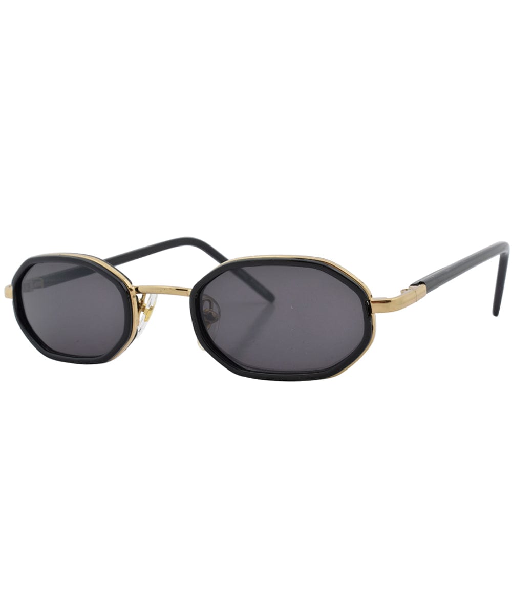 hominy black gold sunglasses