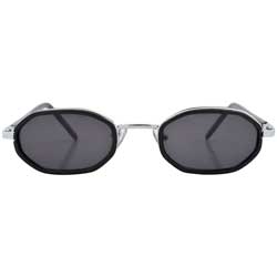 hominy black silver sunglasses