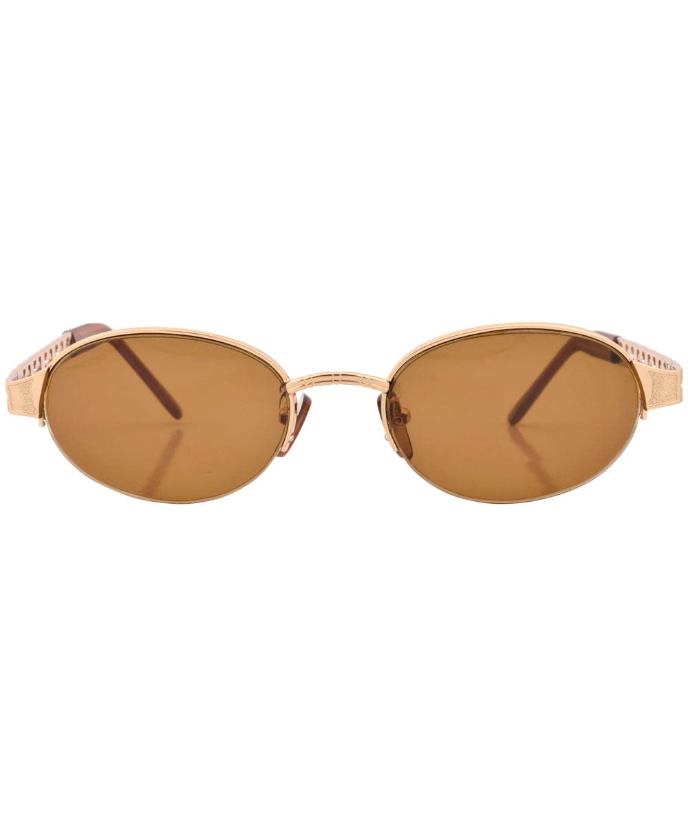 halsted gold brown sunglasses