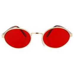 haysi red gold sunglasses