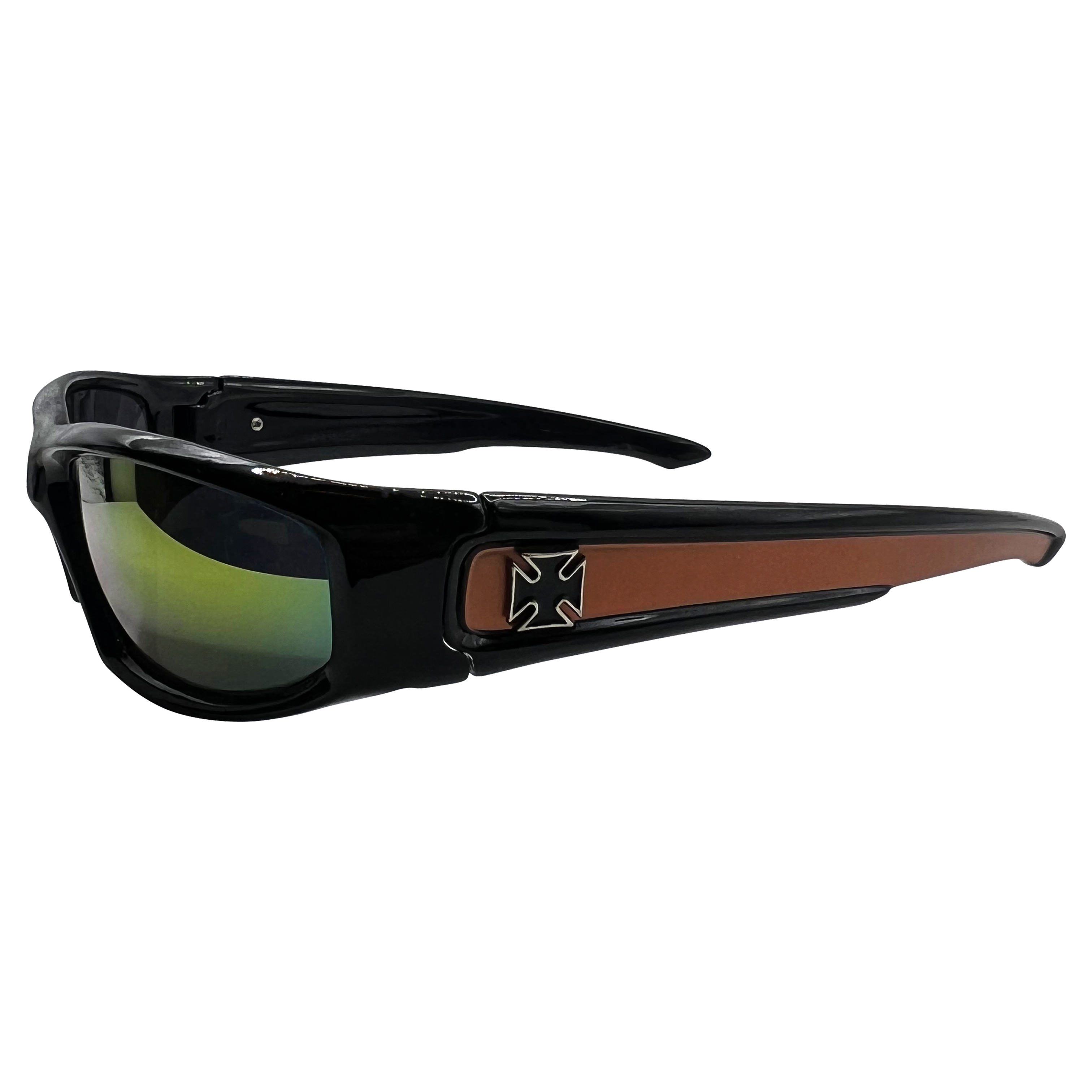 HELI Black/Orange RV Sports Sunglasses