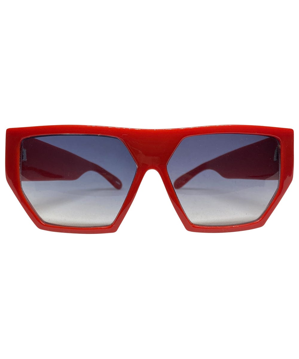 HEXY Red 80s Sunglasses
