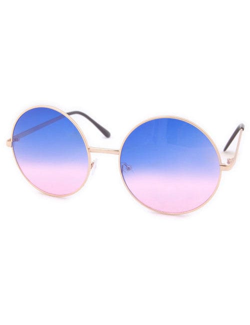 hotcakes blue pink sunglasses