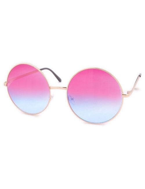 hotcakes pink blue sunglasses