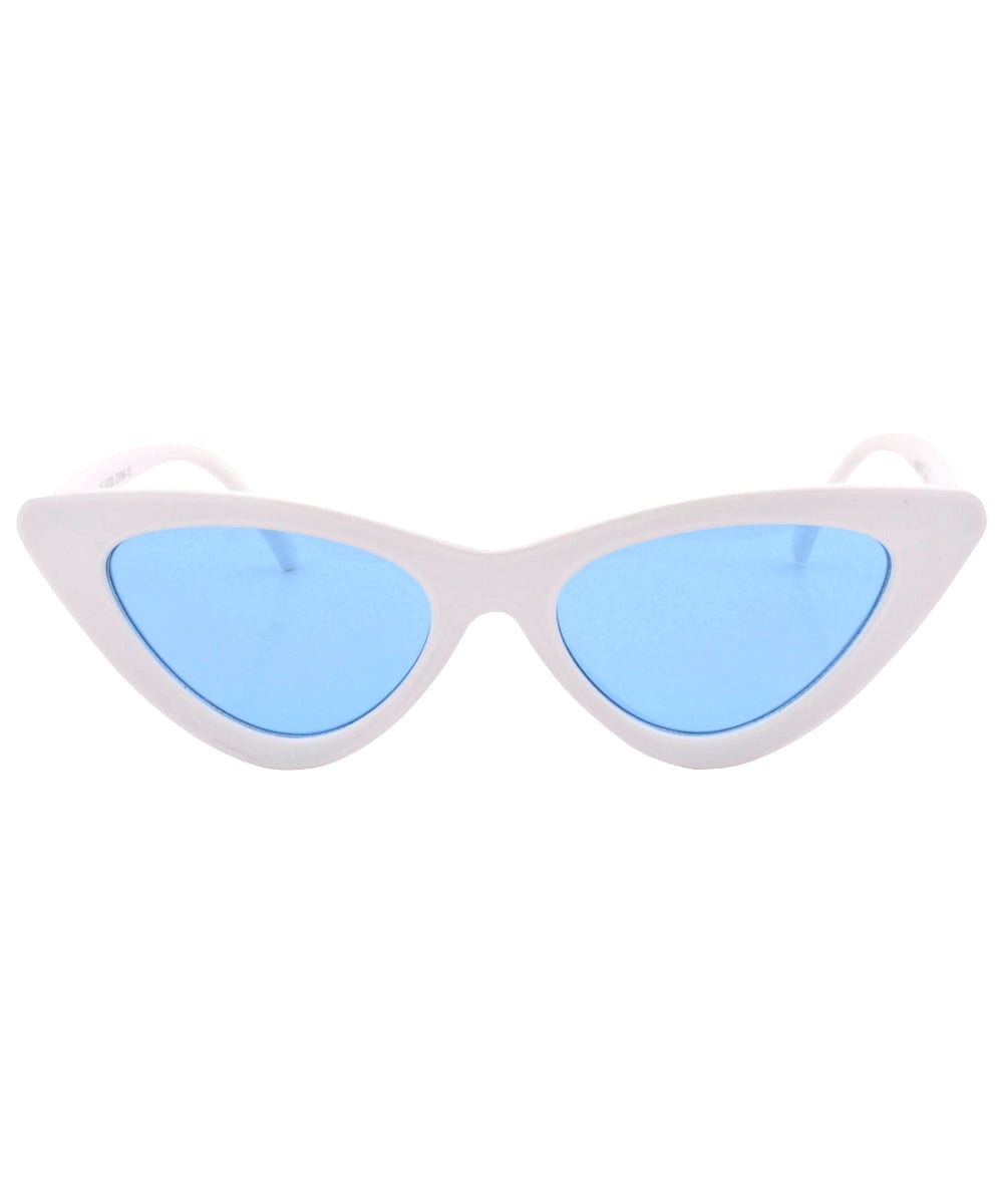 hotsie white blue sunglasses