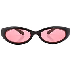 huggle black pink sunglasses