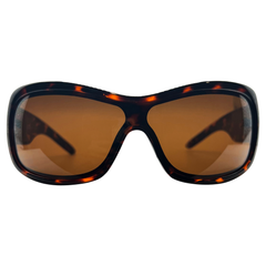 HUSH Sporty Shield SunglassesTortoise-Giant Vintage Eyewear