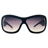 HUSH Sporty Shield SunglassesBlack-Giant Vintage Eyewear