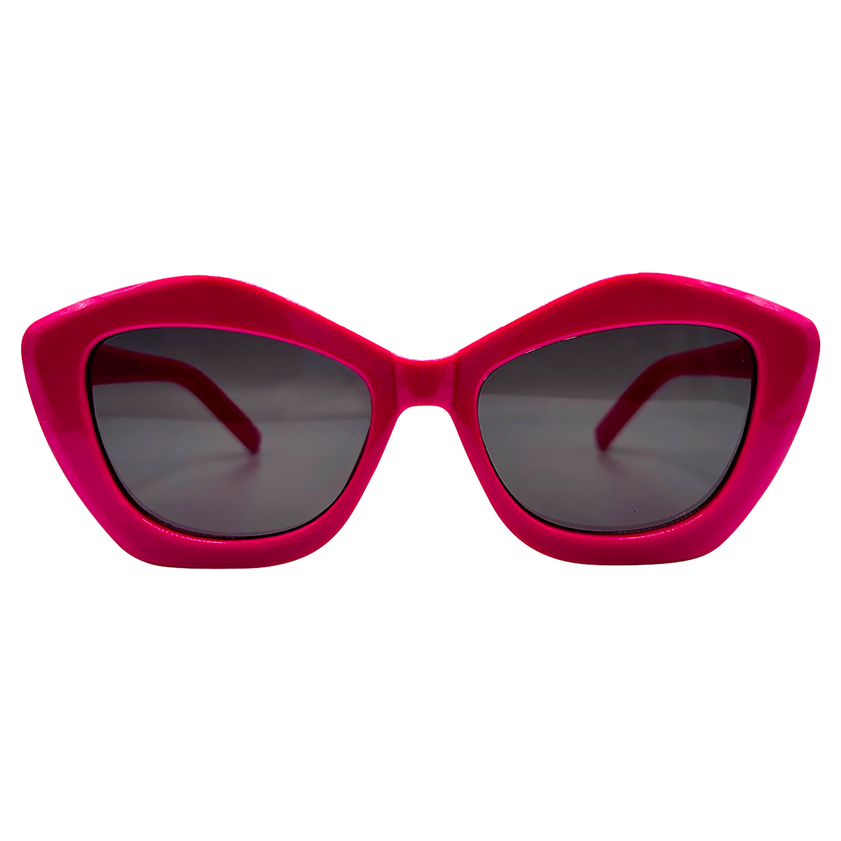 IMAGINE Mod Geometric SunglassesHot Pink-Giant Vintage Eyewear