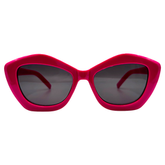 IMAGINE Mod Geometric SunglassesHot Pink-Giant Vintage Eyewear