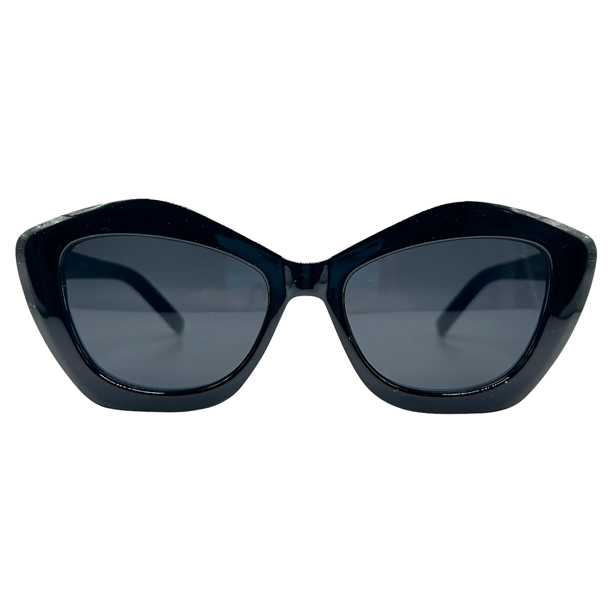 IMAGINE Mod Geometric SunglassesBlack-Giant Vintage Eyewear