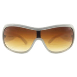 JONNA Y2K Shield SunglassesWhite-Giant Vintage Eyewear