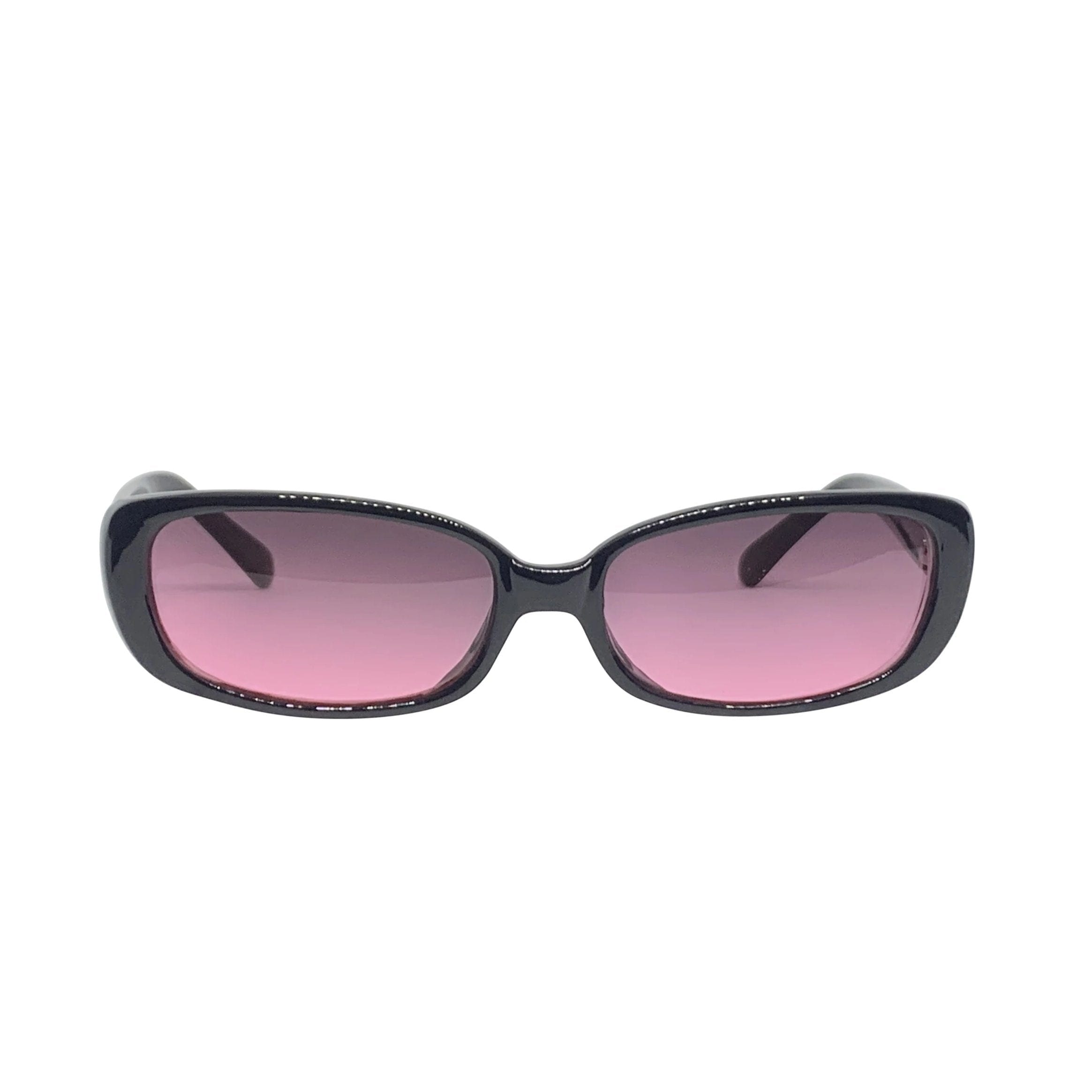 BUGGIN’ Black and Pink 90s Square Sunnies
