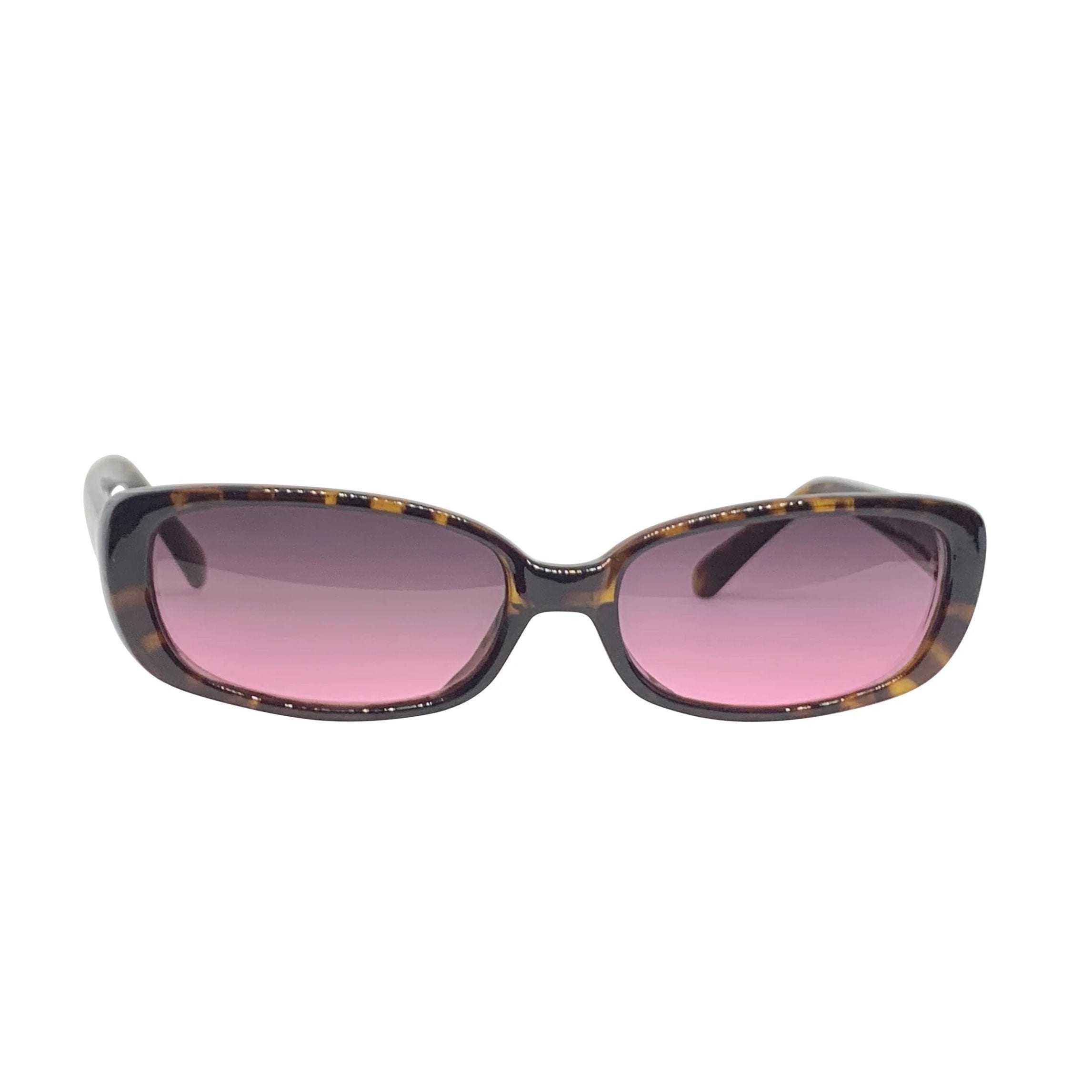 BUGGIN’ Tortoise and Pink 90s Square Sunnies
