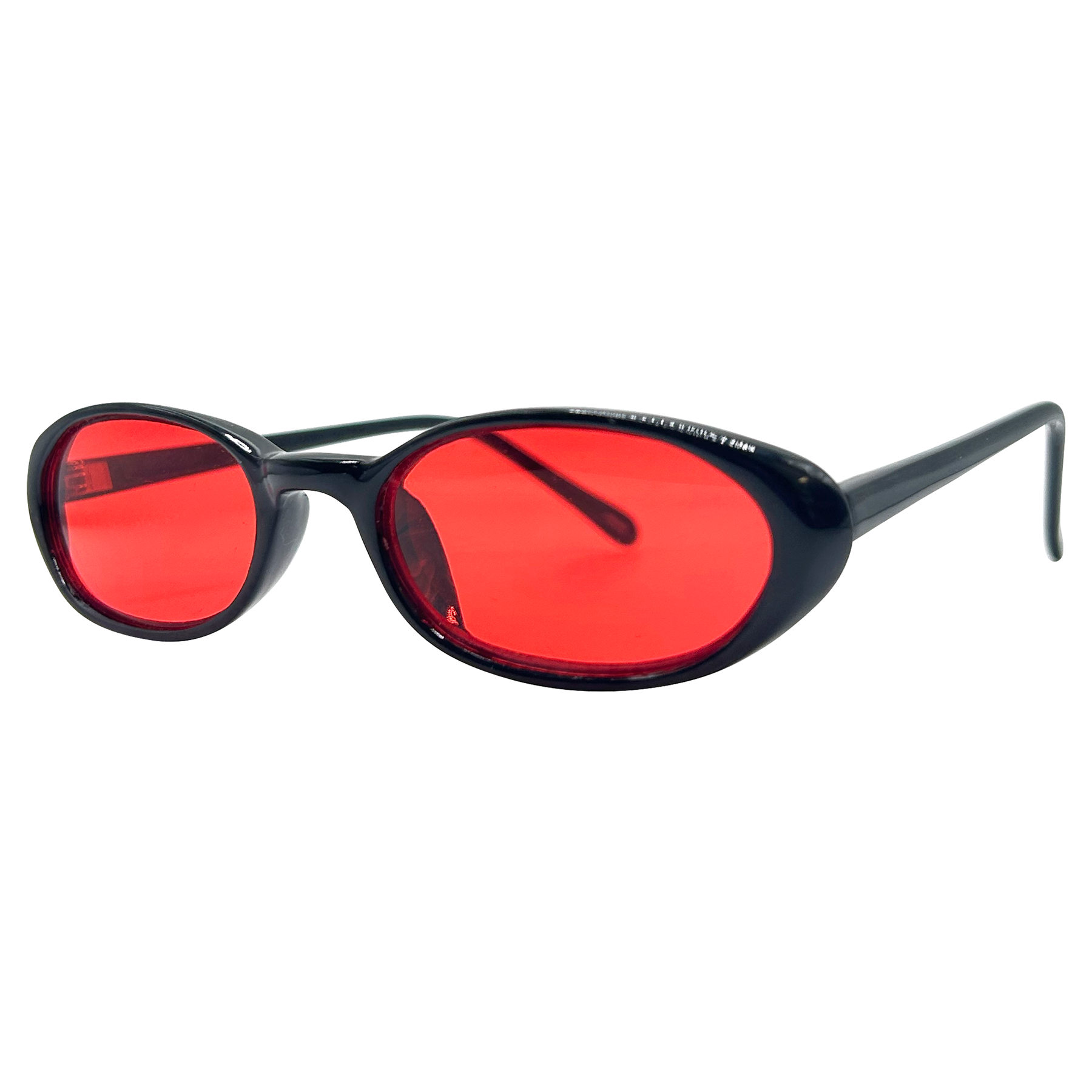 JAMMERS Black Red Square Sunglasses