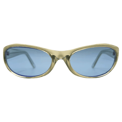 JAYD Oval Vintage SunglassesCrystal Blue-Giant Vintage Eyewear