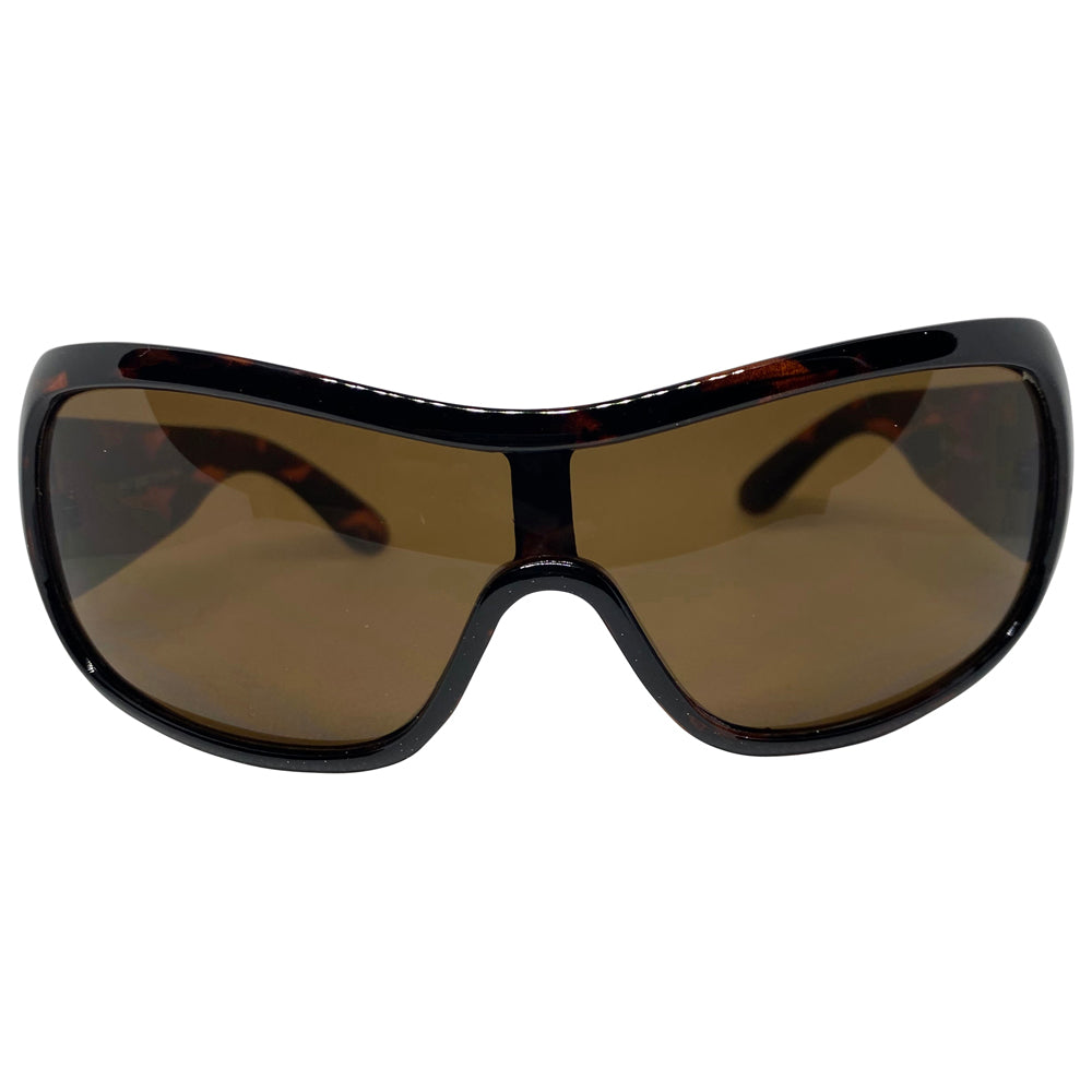 JONNA Y2K Shield SunglassesTortoise-Giant Vintage Eyewear