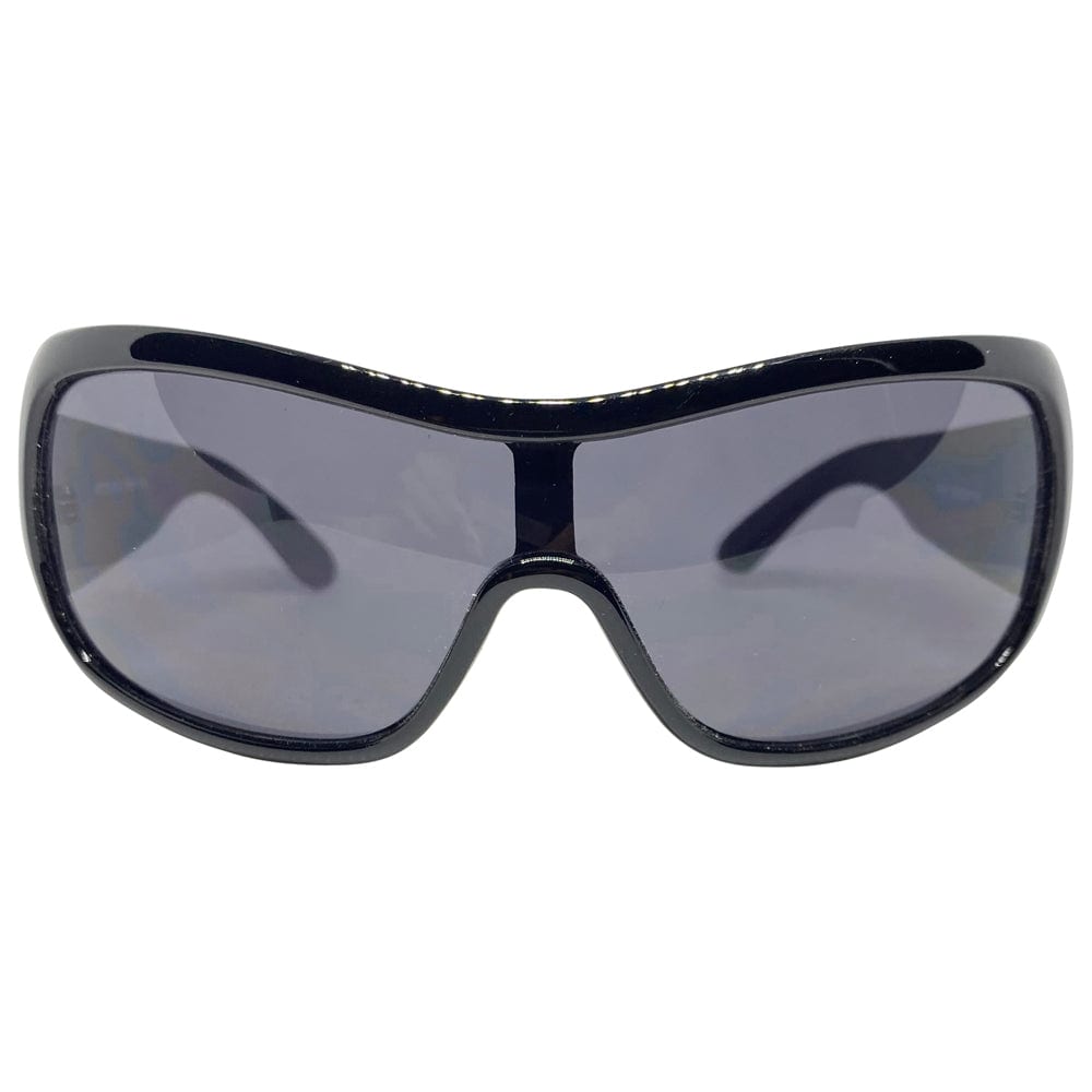 JONNA Y2K Shield SunglassesBlack-Giant Vintage Eyewear