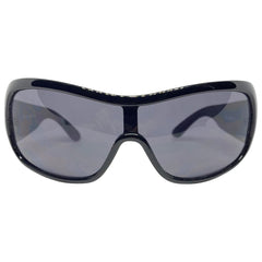 JONNA Y2K Shield SunglassesBlack-Giant Vintage Eyewear
