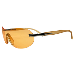 JUICED Rimless Shield Sunglasses-Giant Vintage Eyewear