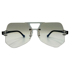 JUICE Aviator GlassesBlack/Clear-Giant Vintage Eyewear