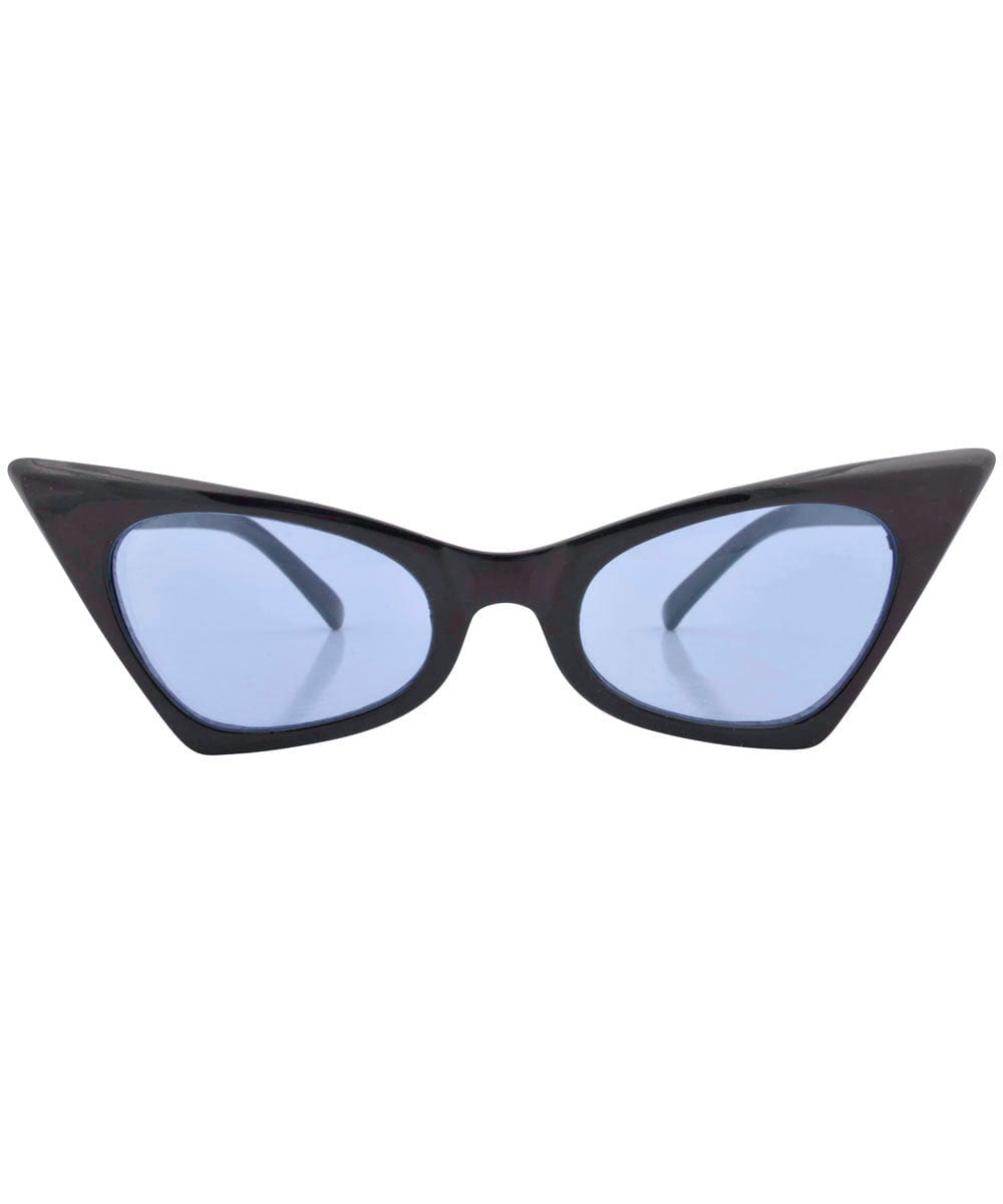 KADILLAC Black/Blue Cat-Eye Sunglasses