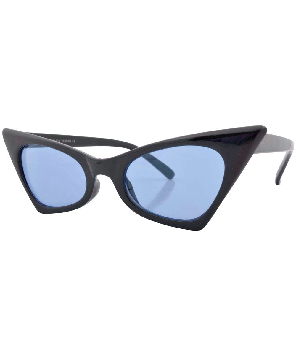 KADILLAC Black/Blue Cat-Eye Sunglasses