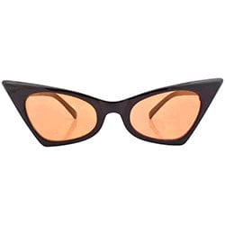 KADILLAC Black/Orange Cat-Eye Sunglasses