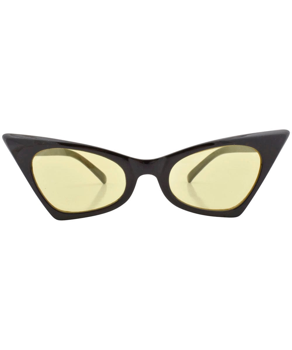 kadillac black yellow sunglasses