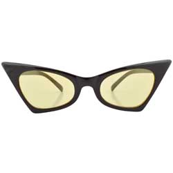 kadillac black yellow sunglasses