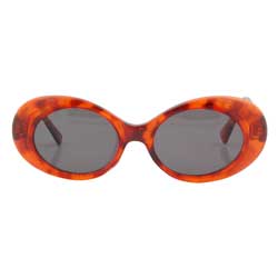 KELS Tortoise Oval Sunglasses
