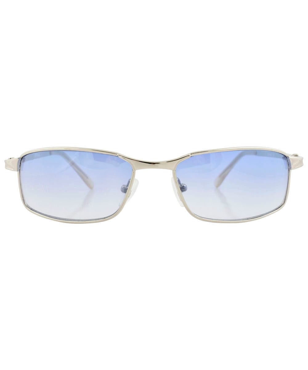 kerplunk silver blue sunglasses
