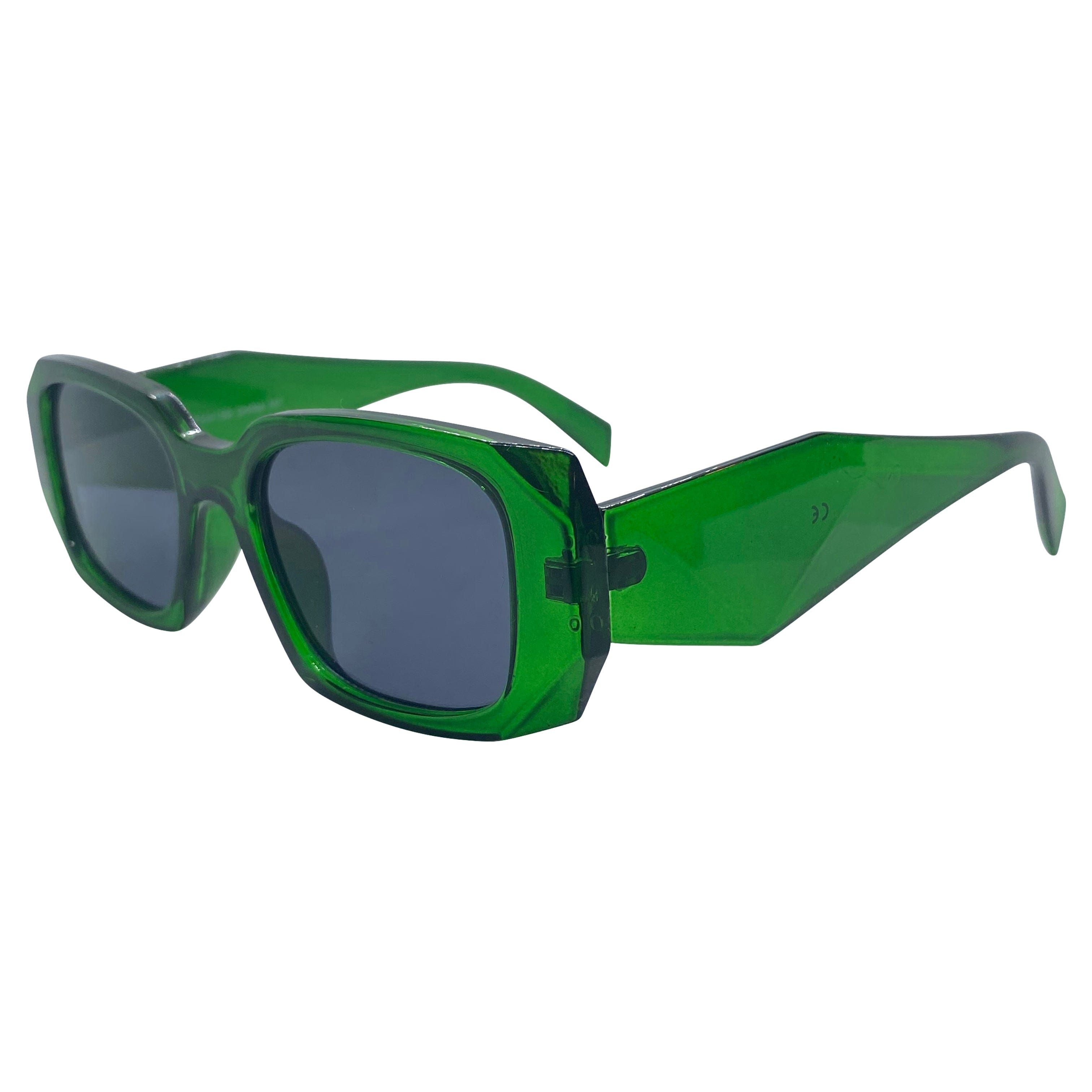 KNIGHT Green/SD Square Sunglasses