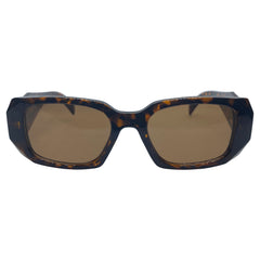 KNIGHT Tortoise Square Sunglasses-Giant Vintage Eyewear