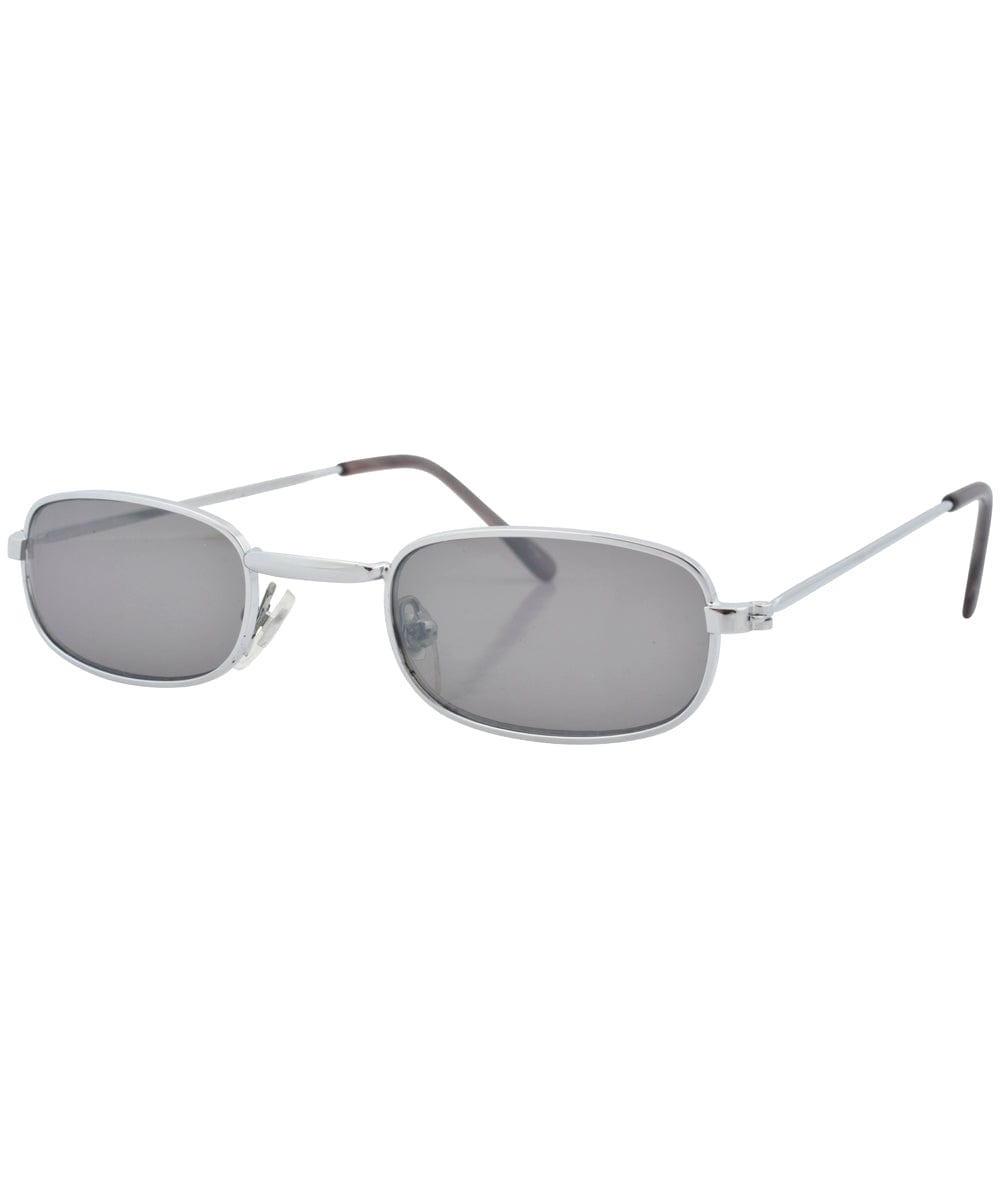 laddy silver smoke sunglasses